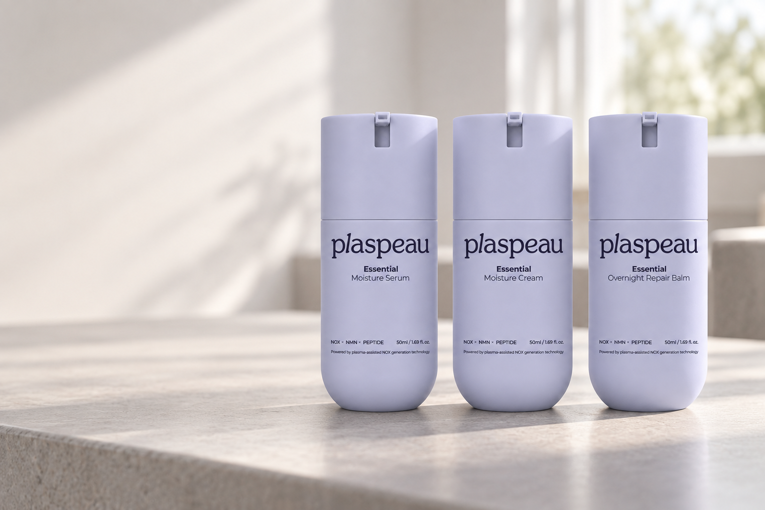 Plaspeau Essential Serum, Cream, and Balm
